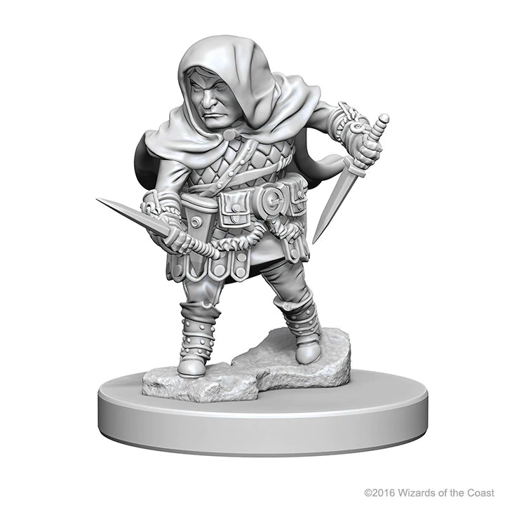 D&D Nolzur's Marvelous Miniatures Halfling Male Rogue Dungeons & Dragons WizKids   