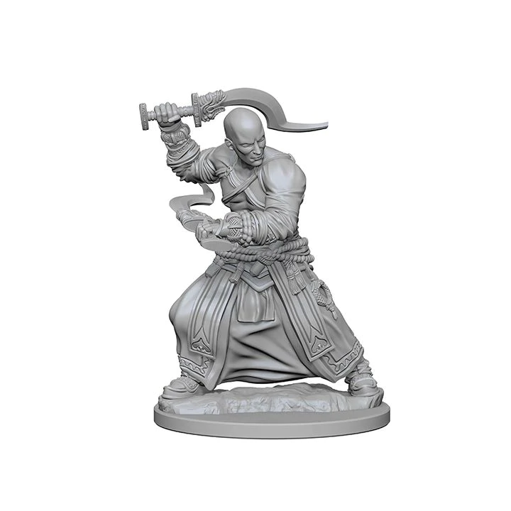 Pathfinder Deep Cuts Unpainted Miniatures Human Male Monk Dungeons & Dragons WizKids   