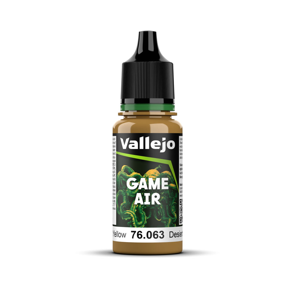 76.063 Game Air - Desert Yellow 18 ml Vallejo Game Air Vallejo Default Title  