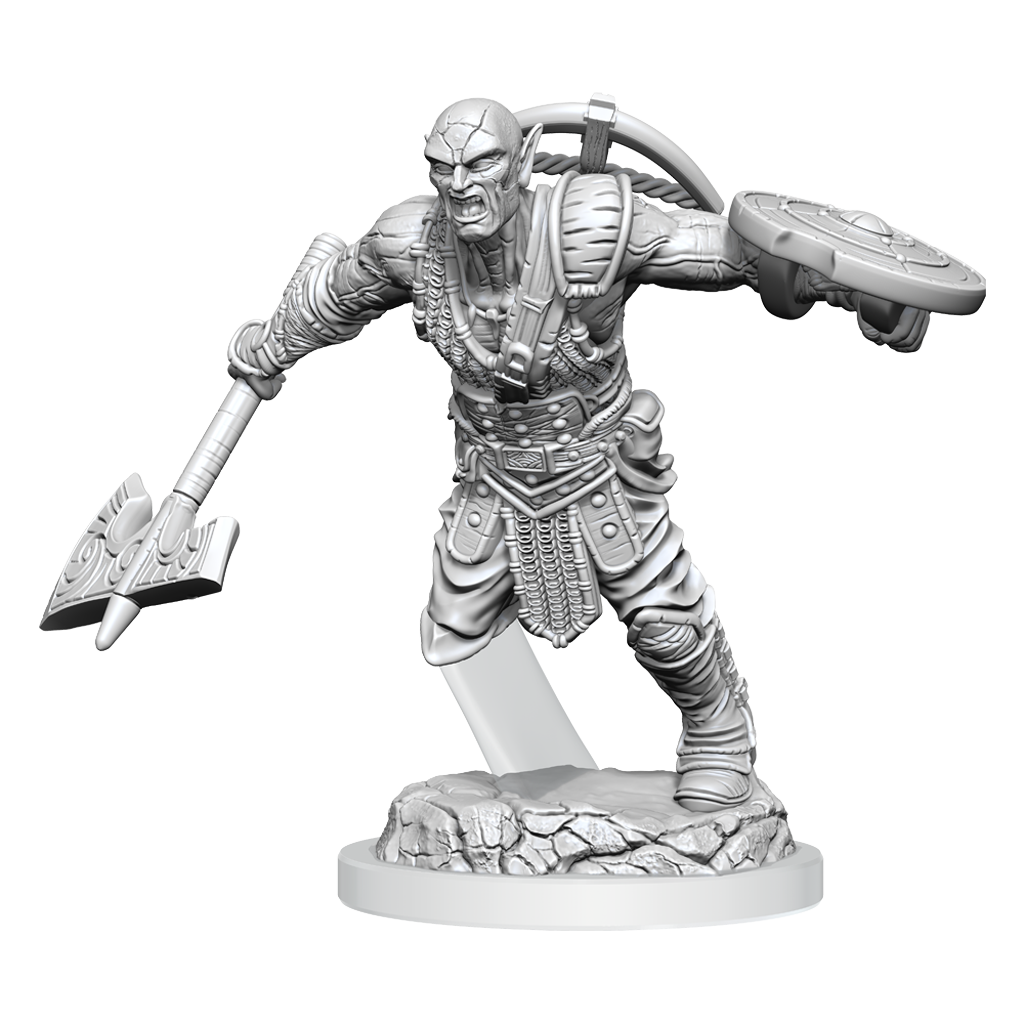 D&D Nolzurs Marvelous Unpainted Miniatures Earth Genasi Fighter Dungeons & Dragons Wizards of the Coast Default Title  