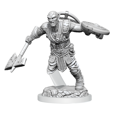 D&D Nolzurs Marvelous Unpainted Miniatures Earth Genasi Fighter Dungeons & Dragons Wizards of the Coast Default Title  