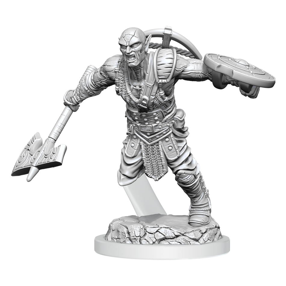 D&D Nolzurs Marvelous Unpainted Miniatures Earth Genasi Fighter Dungeons & Dragons Wizards of the Coast Default Title  