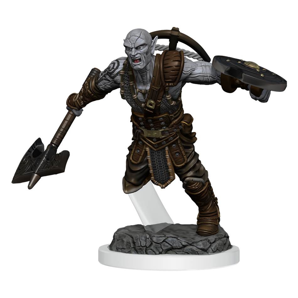 D&D Nolzurs Marvelous Unpainted Miniatures Earth Genasi Fighter Dungeons & Dragons Wizards of the Coast   