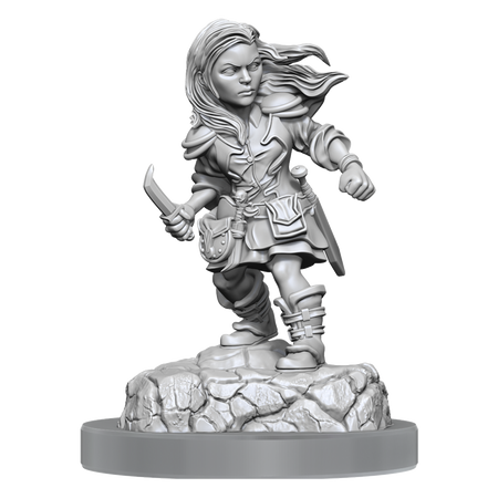 D&D Nolzurs Marvelous Miniatures Halfling Rogue Female Dungeons & Dragons Wizards of the Coast Default Title  