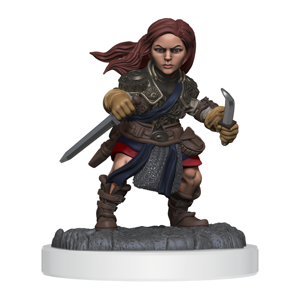 D&D Nolzurs Marvelous Miniatures Halfling Rogue Female Dungeons & Dragons Wizards of the Coast   