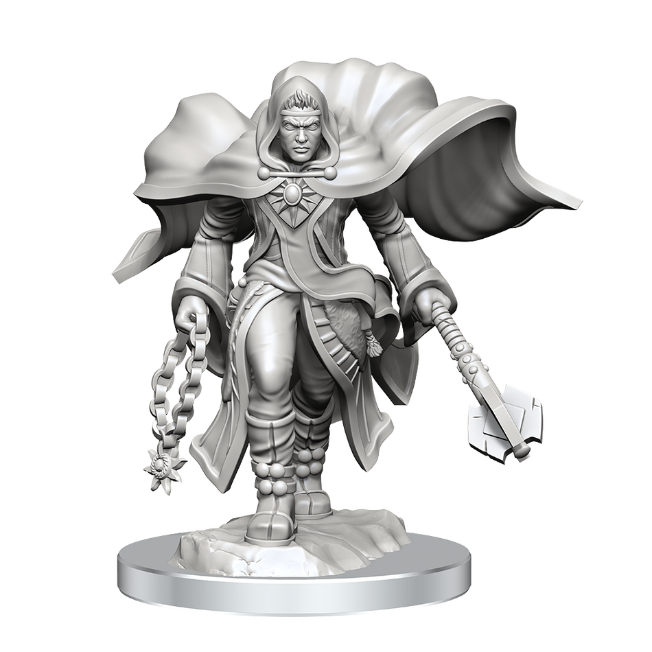 D&D Nolzurs Marvelous Unpainted Miniatures Aasimar Cleric Male Dungeons & Dragons Wizards of the Coast Default Title  