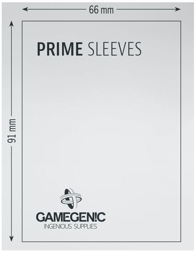 Gamegenic - Prime Card Sleeves - Blue (100 Sleeves Pack) Deck Box GameGenic   