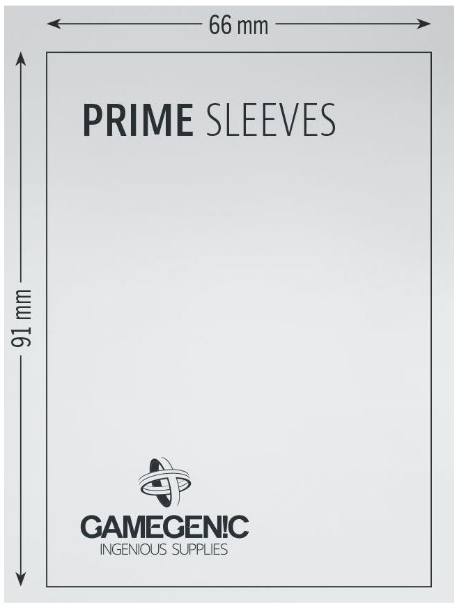 Gamegenic - Prime Card Sleeves - Lime (100 Sleeves Pack) Deck Box GameGenic   