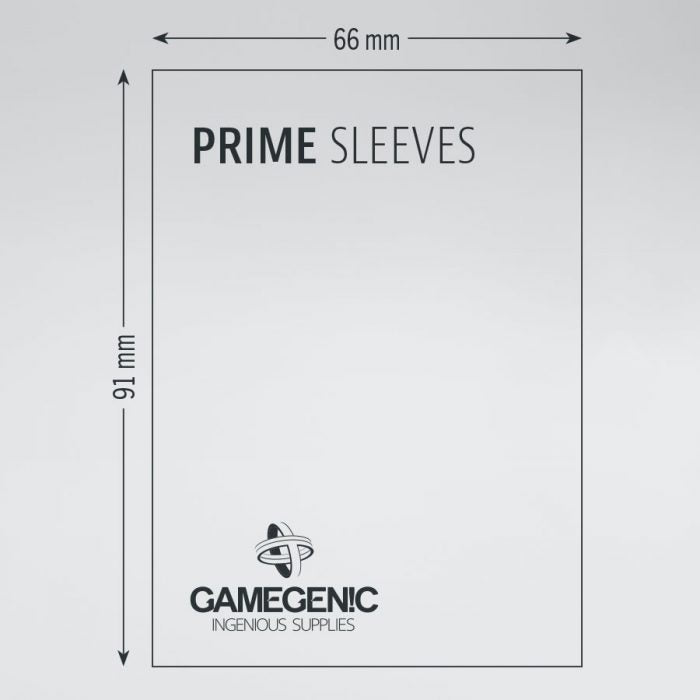 Gamegenic - Prime Double Sleeve Pack (100 pack) Deck Box GameGenic   