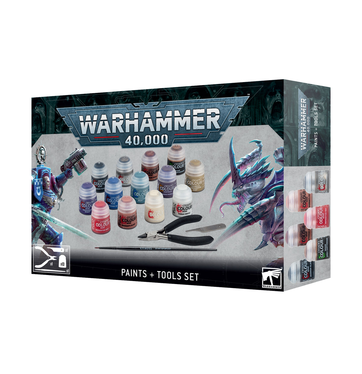 Warhammer 40,000: Paints + Tools Set Citadel Paint Sets Games Workshop Default Title  