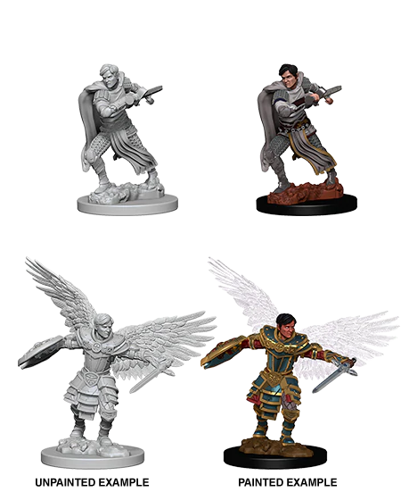 D&D Nolzurs Marvelous Unpainted Miniatures Male Aasimar Fighter Dungeons & Dragons WizKids   