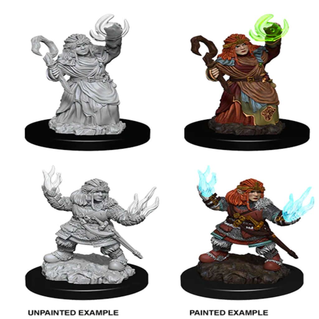 Pathfinder Battles Deep Cuts Female Dwarf Summoner Pathfinder WizKids   