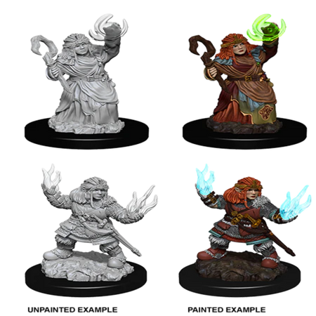 Pathfinder Battles Deep Cuts Female Dwarf Summoner Pathfinder WizKids   