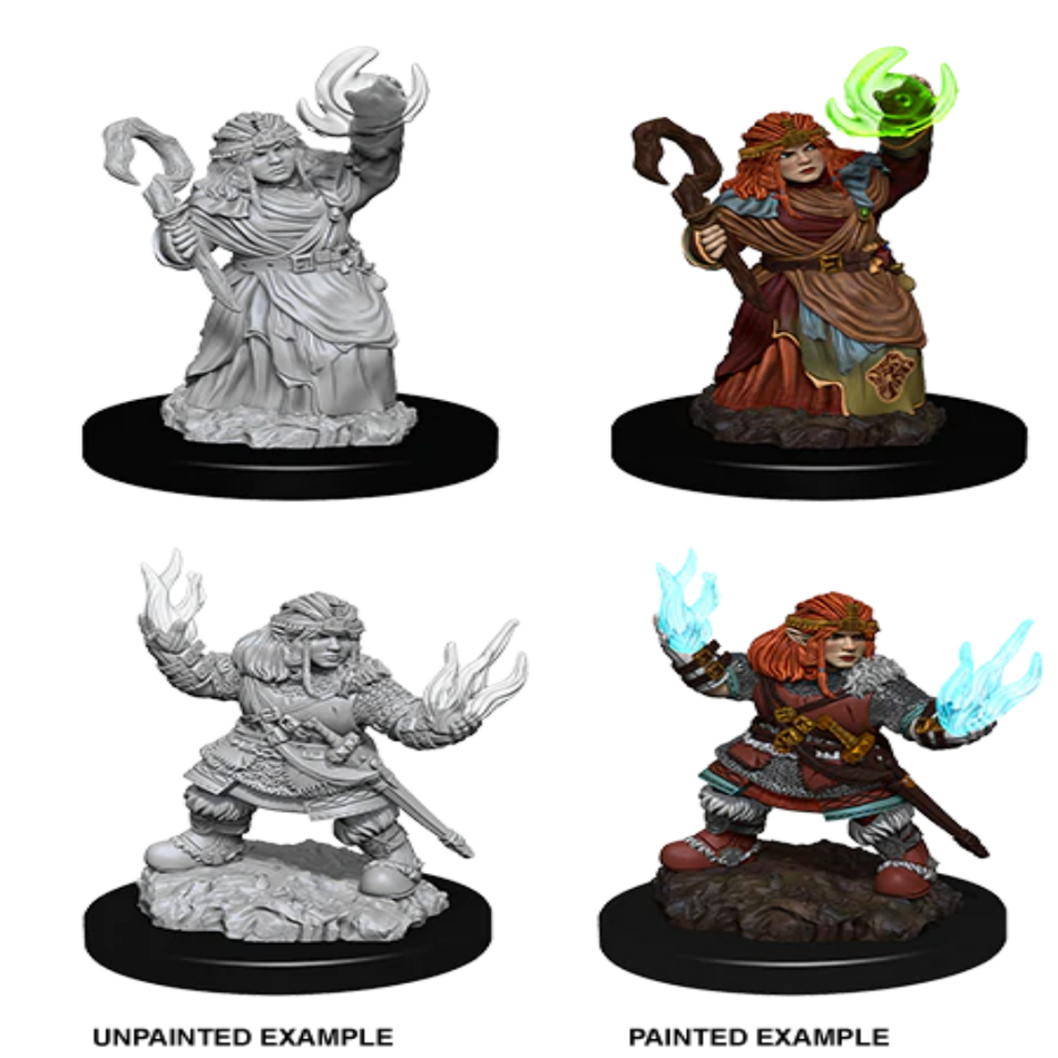 Pathfinder Battles Deep Cuts Female Dwarf Summoner Pathfinder WizKids   