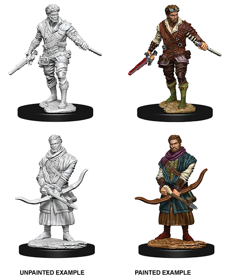 D&D Nolzurs Marvelous Unpainted Miniatures Male Human Rogue Dungeons & Dragons WizKids   