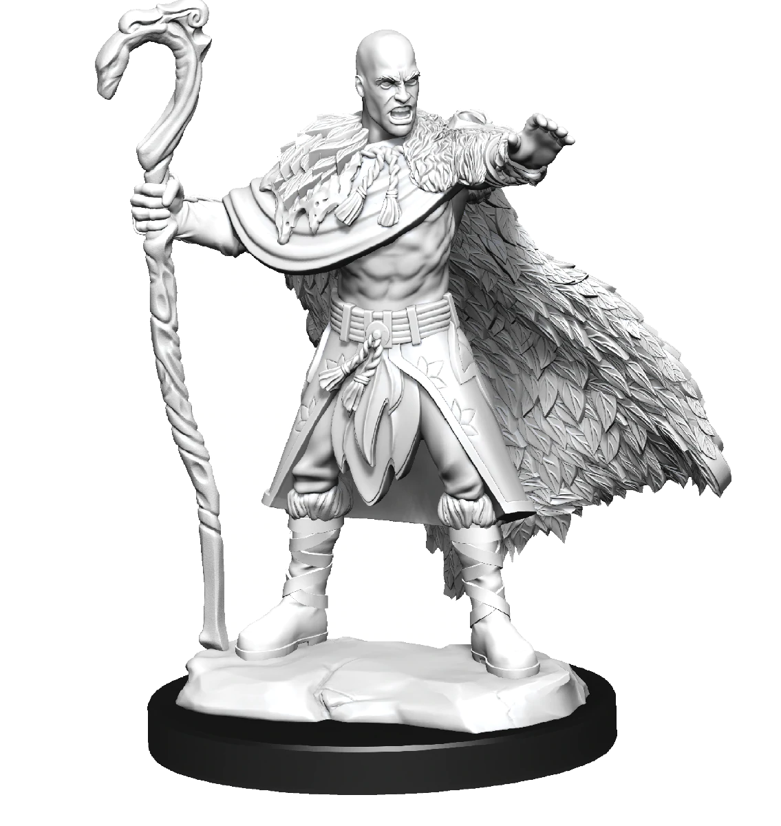 D&D Nolzurs Marvelous Unpainted Miniatures Human Druid Male Dungeons & Dragons WizKids   