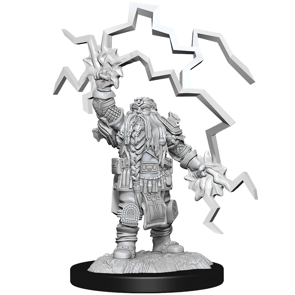 D&D Nolzurs Marvelous Unpainted Miniatures Dwarf Cleric Male Dungeons & Dragons WizKids   