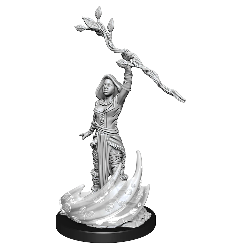 D&D Nolzurs Marvelous Unpainted Miniatures Human Druid Female Dungeons & Dragons WizKids   