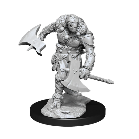 D&D Nolzurs Marvelous Unpainted Miniatures Warforged Barbarian Dungeons & Dragons WizKids   