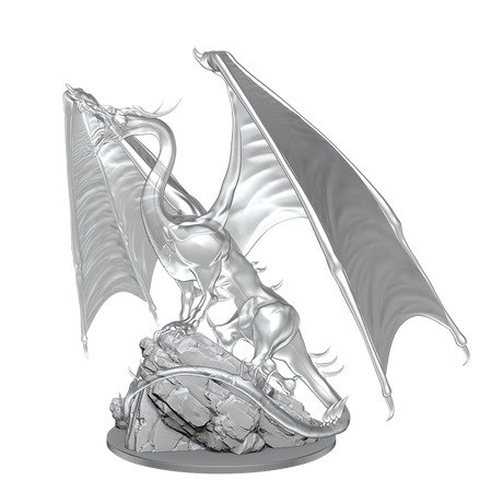 D&D Nolzurs Marvelous Unpainted Miniatures Young Emerald Dragon Dungeons & Dragons WizKids   