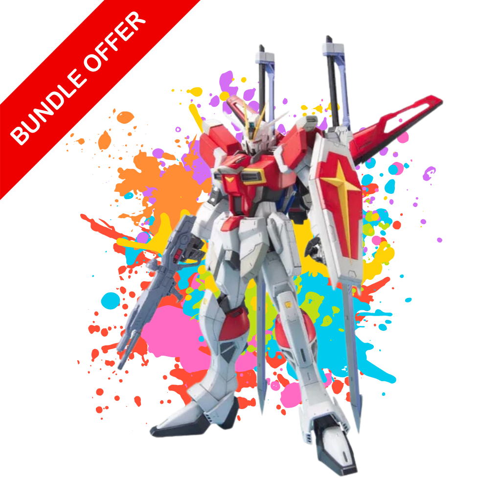 Ultimate Master Grade Sword Impulse Gundam Model Kit and Paint Bundle  Irresistible Force   