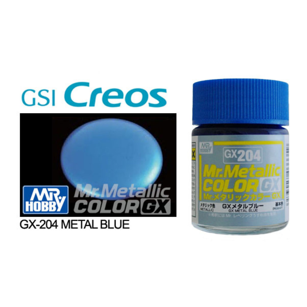 GN GX204 Mr Metallic Color GX Blue Mr Hobby Paints Mr Hobby   