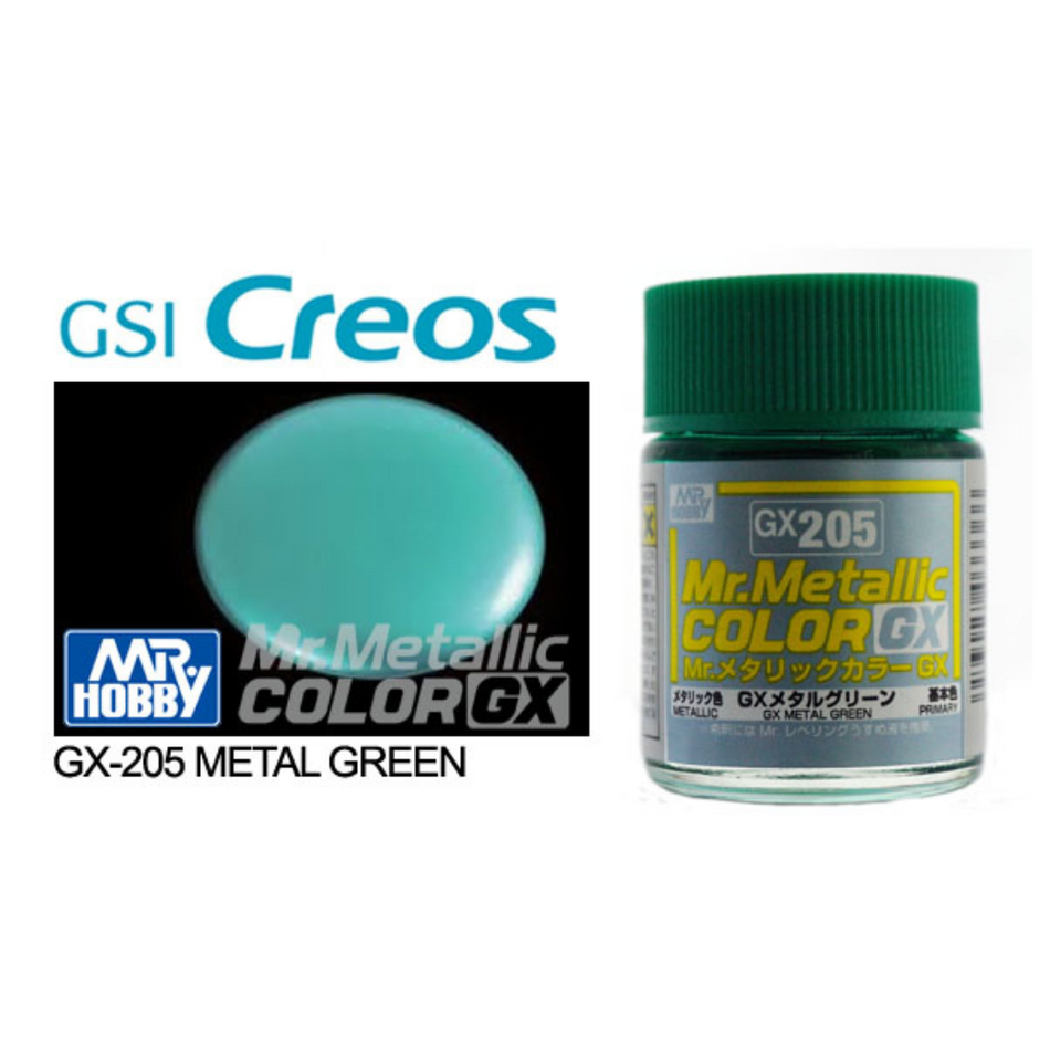 GN GX205 Mr Metallic Color GX Green Mr Hobby Paints Mr Hobby   