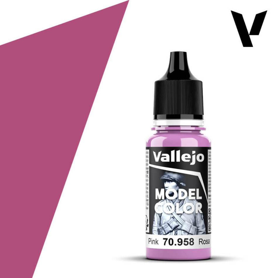 Vallejo Model Color Pink 17ml Acrylic Paint Vallejo Model Color Vallejo   