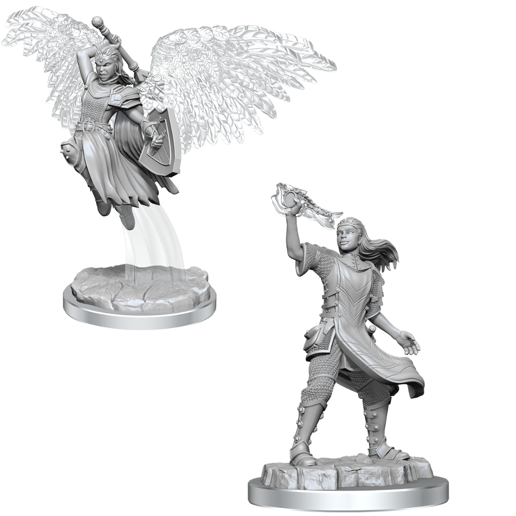 D&D Nolzurs Marvelous Unpainted Miniatures Aasimar Cleric Female Dungeons & Dragons Wizards of the Coast   