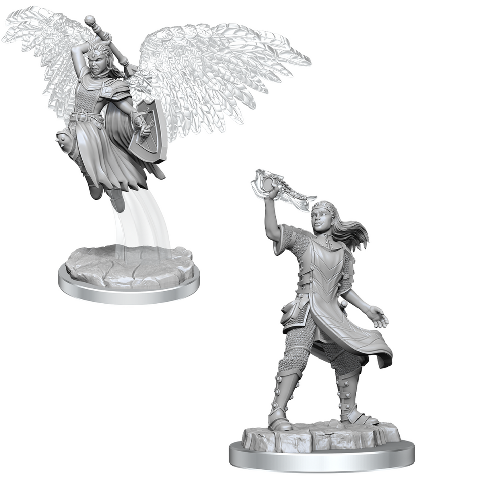 D&D Nolzurs Marvelous Unpainted Miniatures Aasimar Cleric Female Dungeons & Dragons Wizards of the Coast   