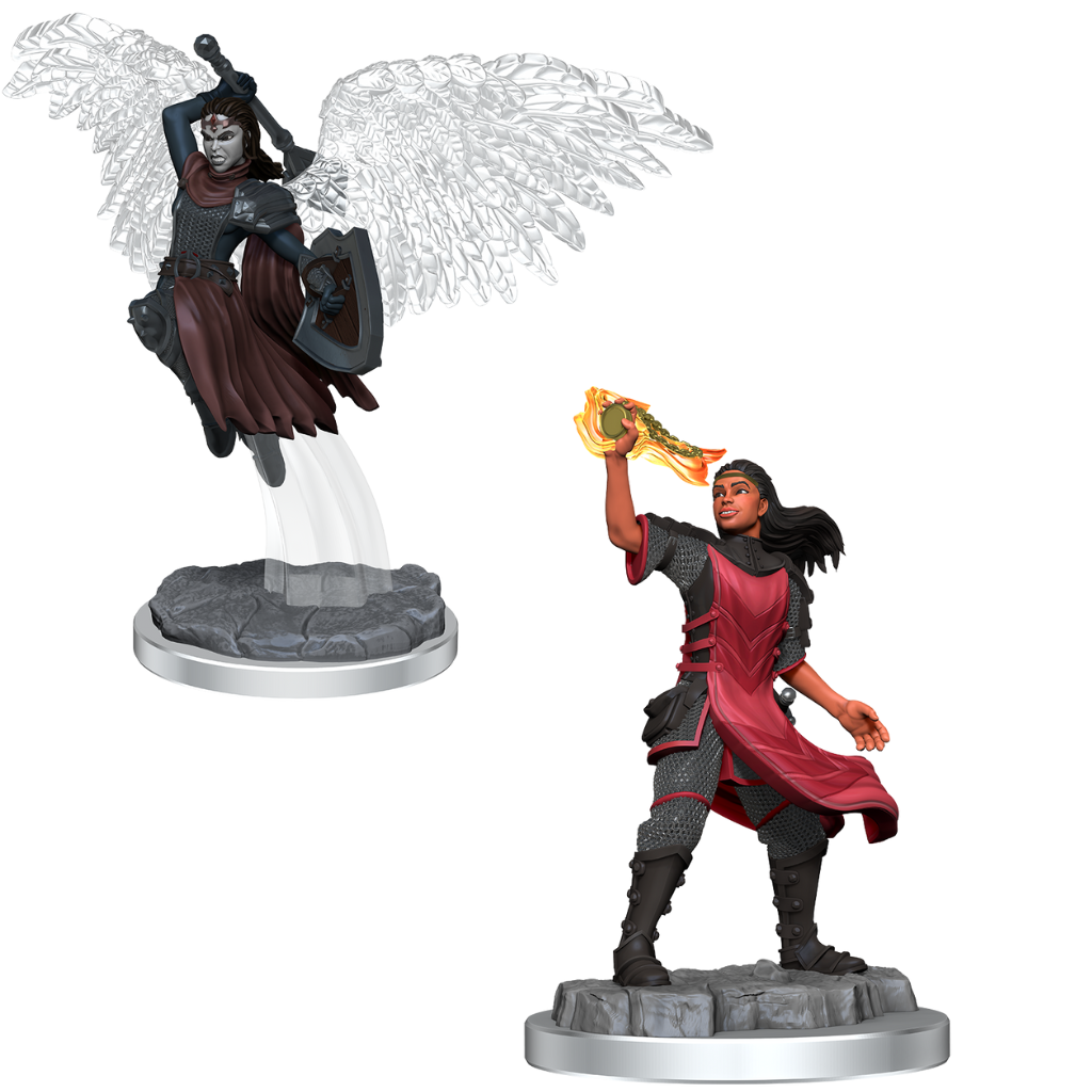 D&D Nolzurs Marvelous Unpainted Miniatures Aasimar Cleric Female Dungeons & Dragons Wizards of the Coast   