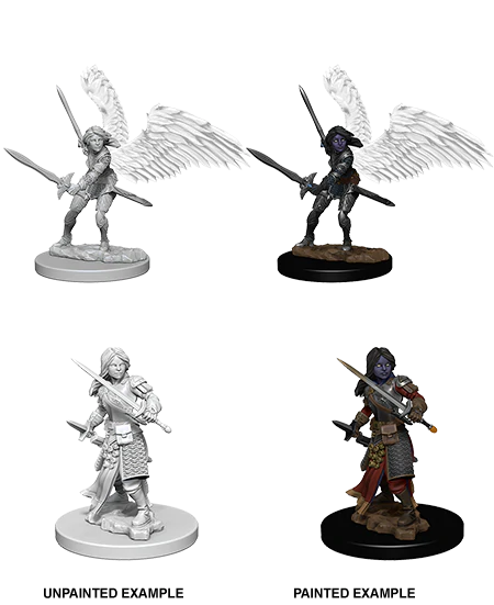 D&D Nolzurs Marvelous Unpainted Miniatures Aasimar Female Paladin Dungeons & Dragons WizKids   