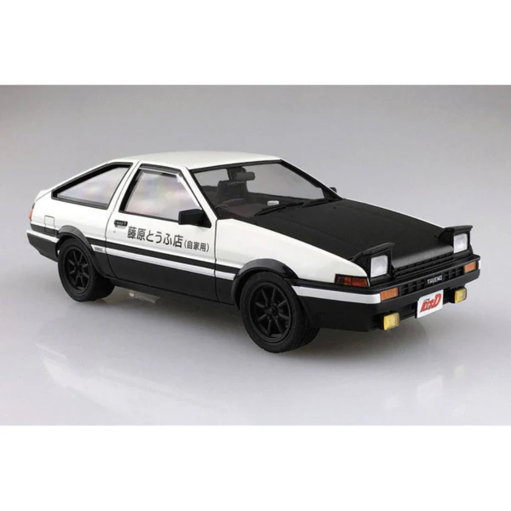 1/24 FUJIWARA TAKUMI AE86 TRUENO PROJECTD Ver.TOYOTA Model Car Kit Aoshima   