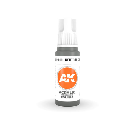 AK Interactve 3Gen Acrylics - Neutral Grey 17ml AK Gen3 Acrylics AK Interactive Default Title  