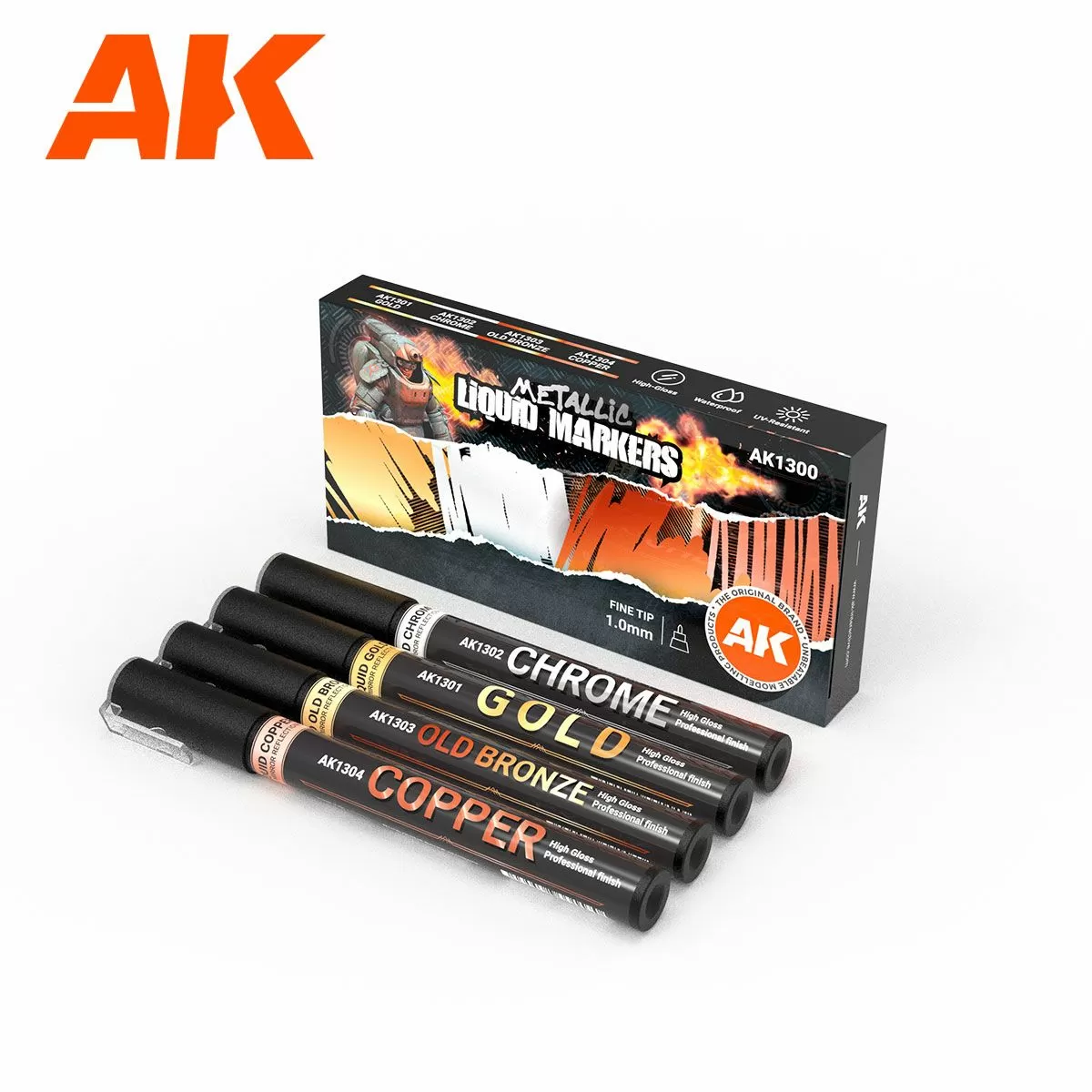 AK Interractive Auxiliaries - Metallic Markers AK Interactive AK Interactive   