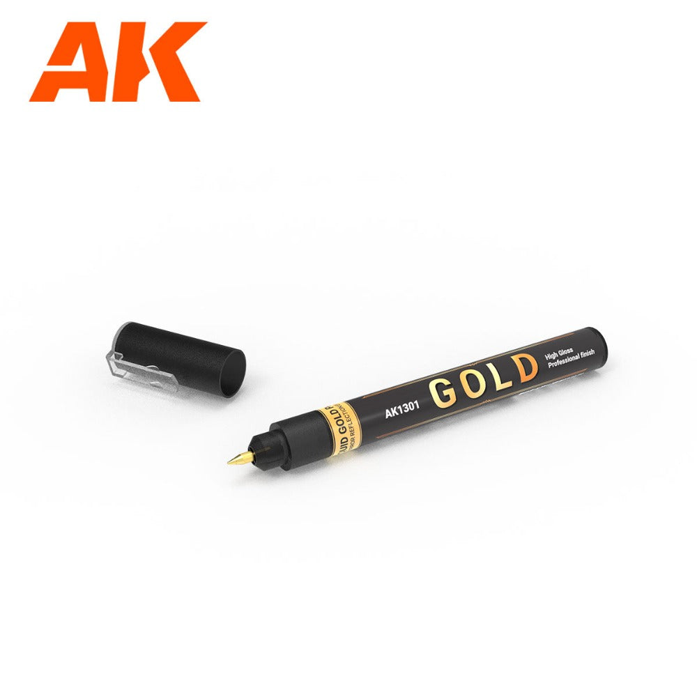 AK Interractive Auxiliaries - Gold Marker AK Brushes AK Interactive Default Title  