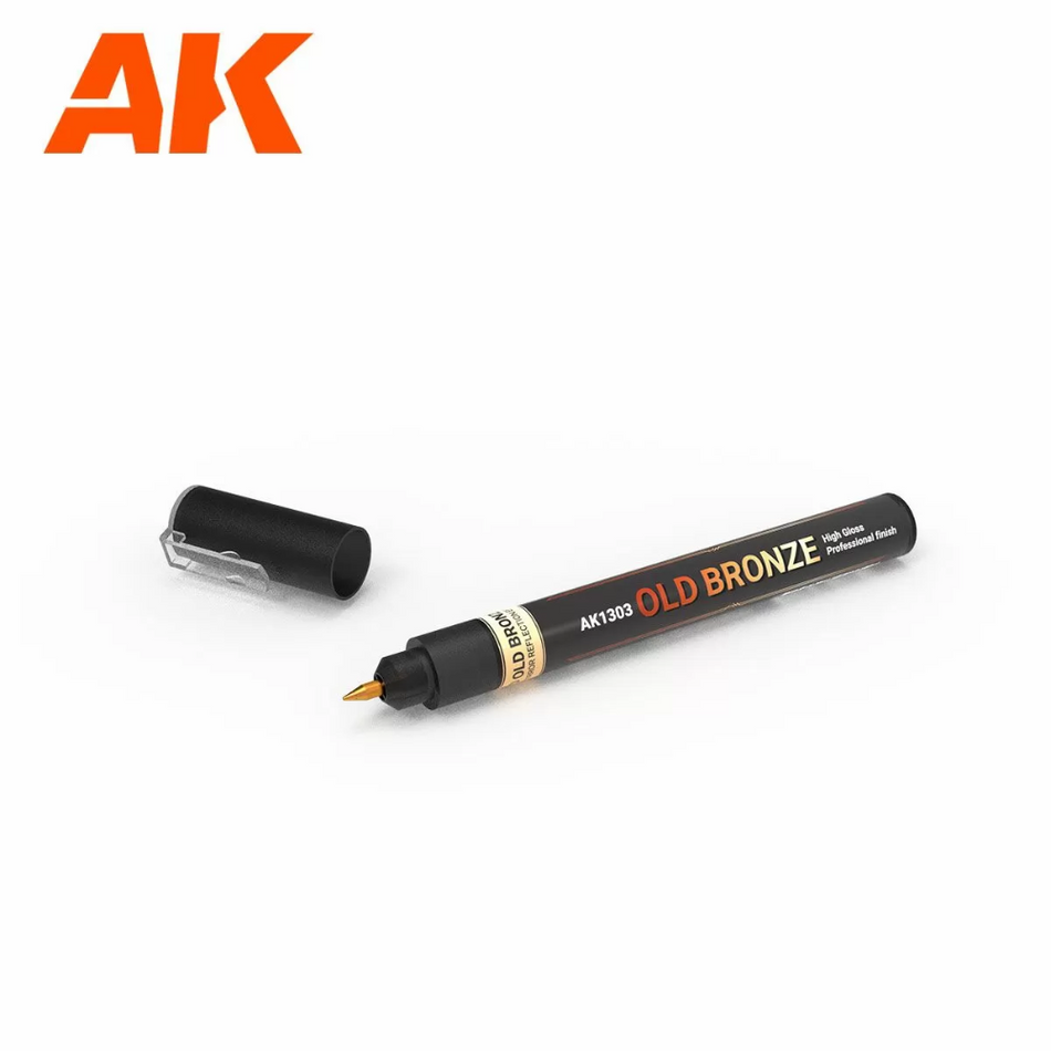 AK Interractive Auxiliaries - Old Bronze Marker AK Brushes AK Interactive   