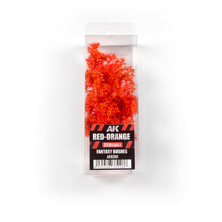 AK Interactive - Dioramas - Red-Orange Fantasy Bushes 1/35 Ak Interactive Tufts AK Interactive Default Title  