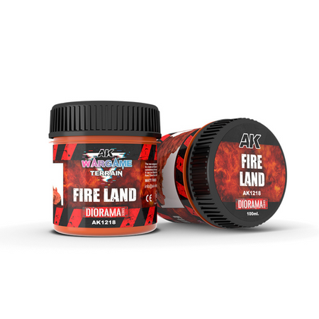 Ak Interactive - Terrains - Fire Land 100 ml. AK Interactive Diorama Series AK Interactive   