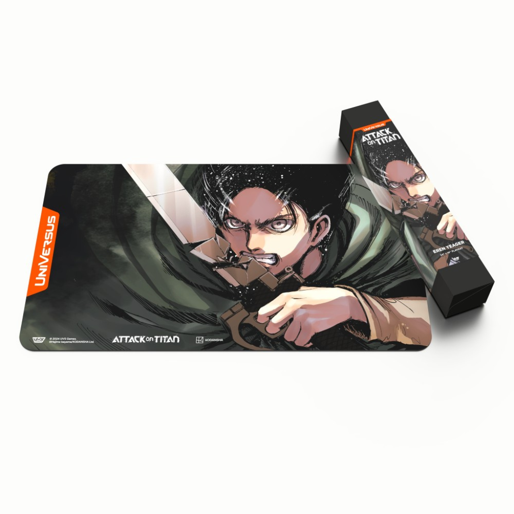 UniVersus Playmat: Attack on Titan – Battle for Humanity – Eren Yeager Universus UniVersus TCG Default Title  