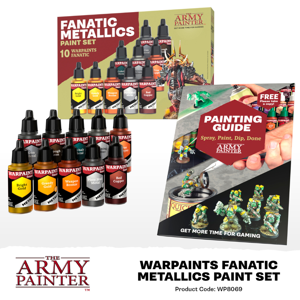 Army Painter - Warpaints Fanatic - Metallics Set Army Painter Tools The Army Painter   