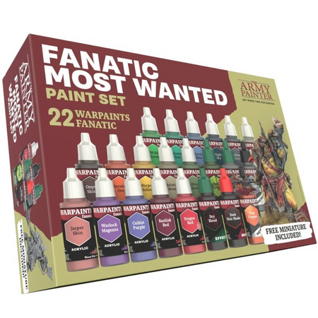 Army Painter - Warpaints Fanatic - Most Wanted Paint Set Army Painter Warpaint Fanatic The Army Painter Default Title  