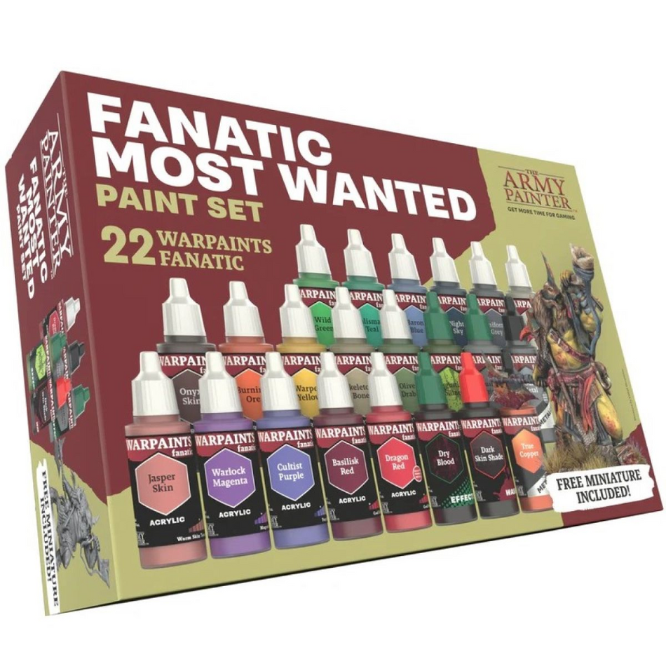 Army Painter - Warpaints Fanatic - Most Wanted Paint Set Army Painter Warpaint Fanatic The Army Painter Default Title  