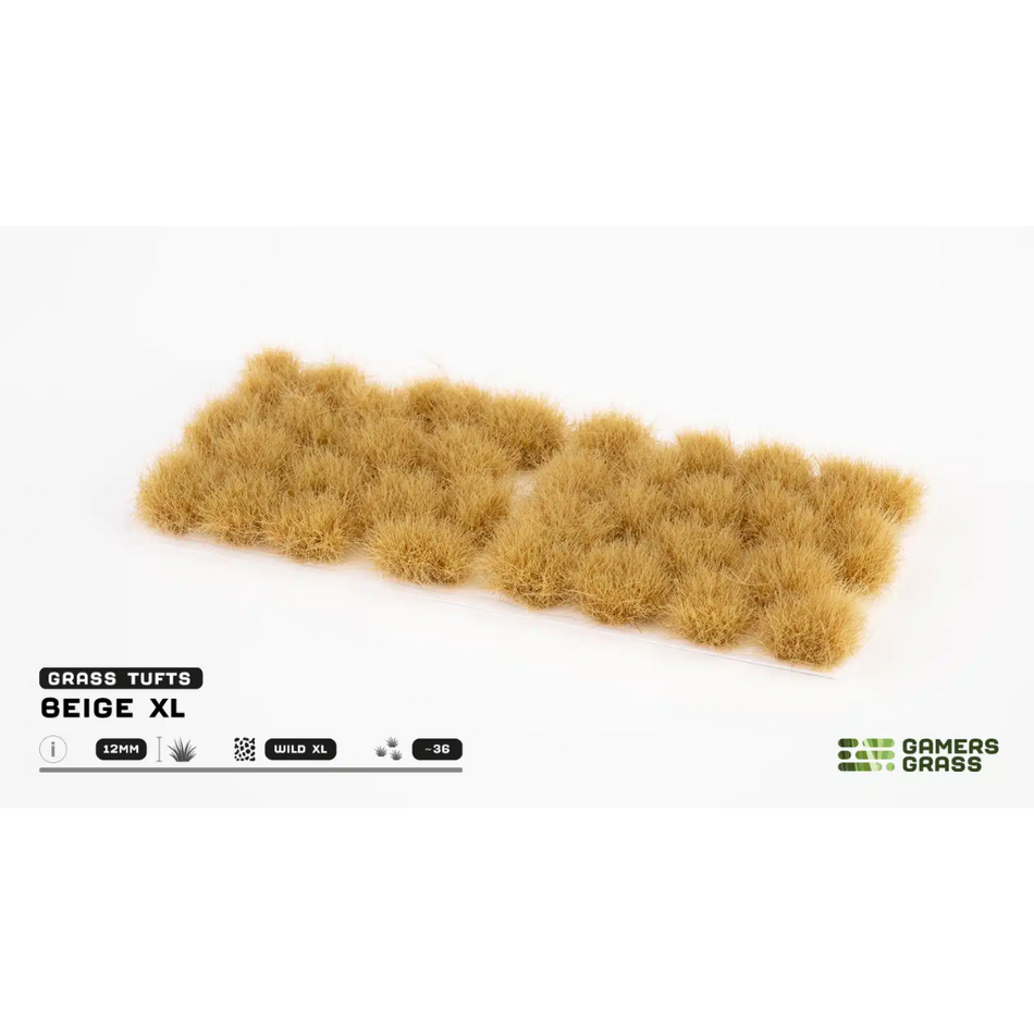 Gamers Grass - Beige 12mm XL Tufts Gamers Grass Basing Gamers Grass Default Title  