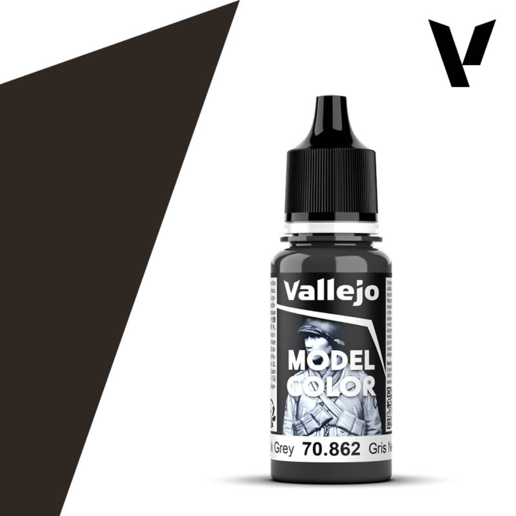 Vallejo Model Color Black Grey 17ml Acrylic Paint Vallejo Model Color Vallejo Default Title  