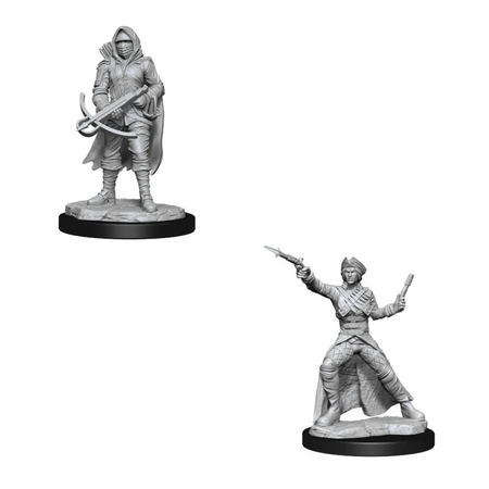 WizKids Deep Cuts Unpainted Miniatures Bounty Hunter & Outlaw Dungeons & Dragons WizKids   