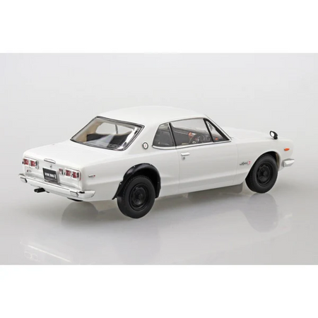 1/32 SNAP NISSAN SKYLINE 2000 GTR (White) Model Car Kit Aoshima