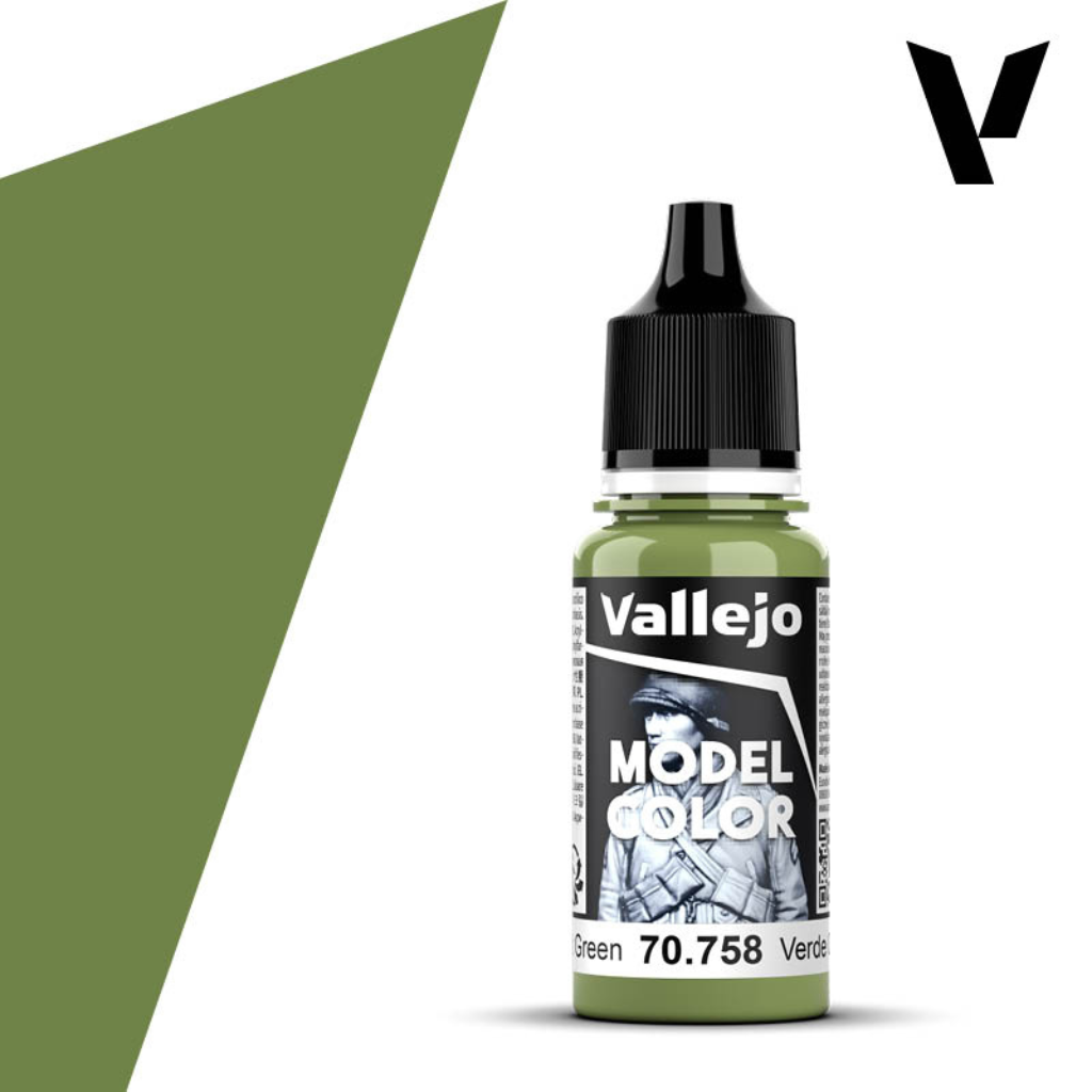 Vallejo Model Color Bright Green 17ml Acrylic Paint Vallejo Model Color Vallejo Default Title  