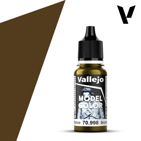 Vallejo Model Color Metallic Bronze 17ml Acrylic Paint Vallejo Model Color Vallejo Default Title  