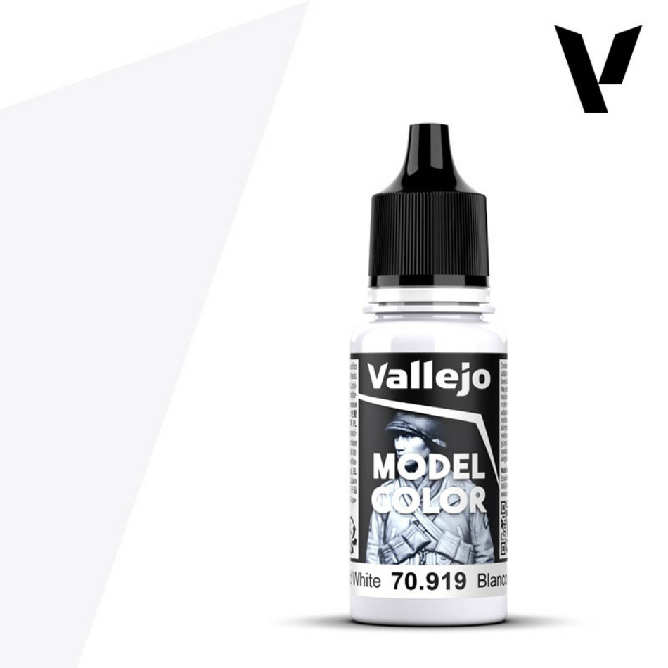 Vallejo Model Color Cold White 17ml Acrylic Paint Vallejo Model Color Vallejo Default Title  